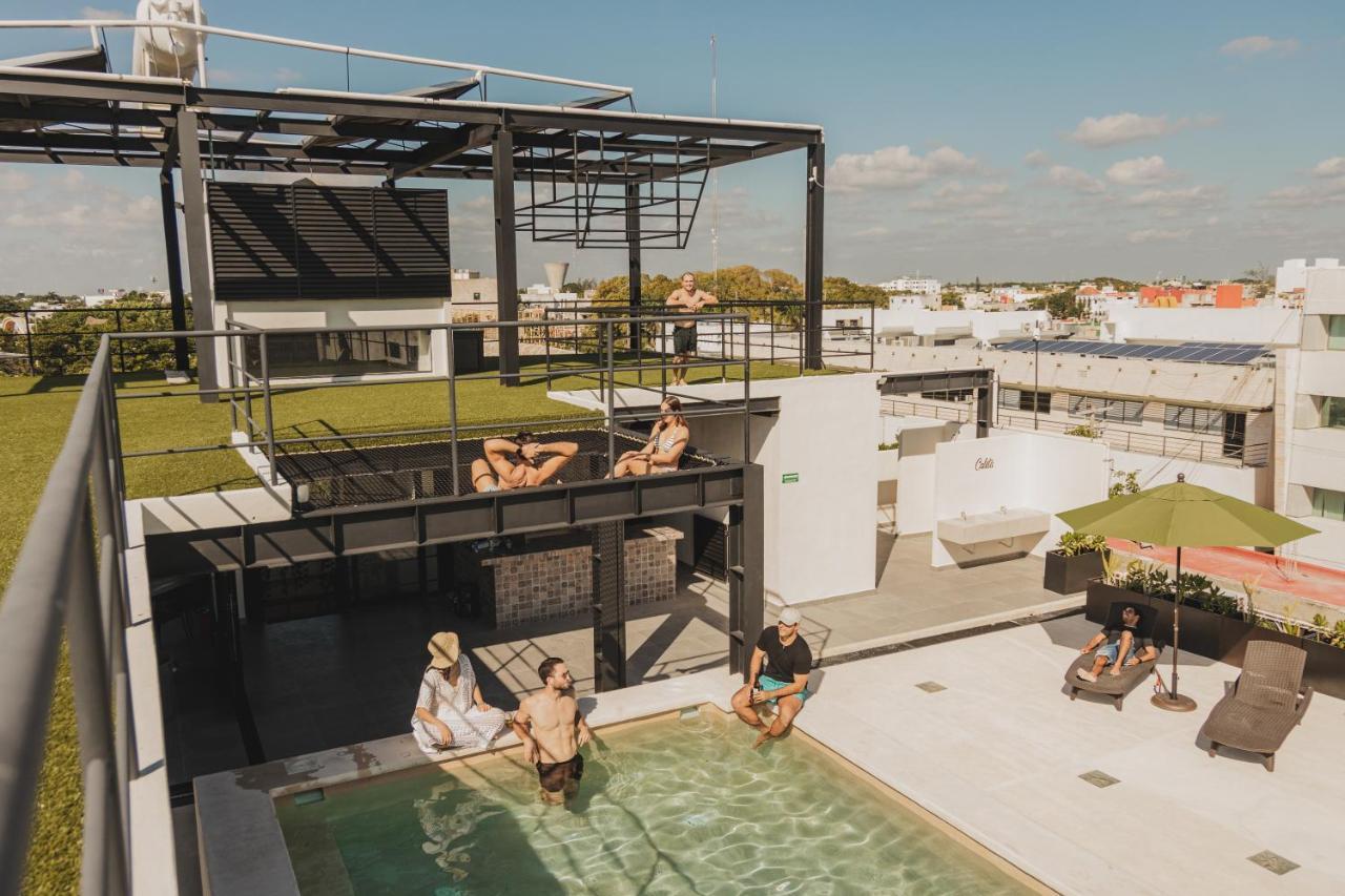 Caleta Hostel Rooftop & Pool Cancun Luaran gambar