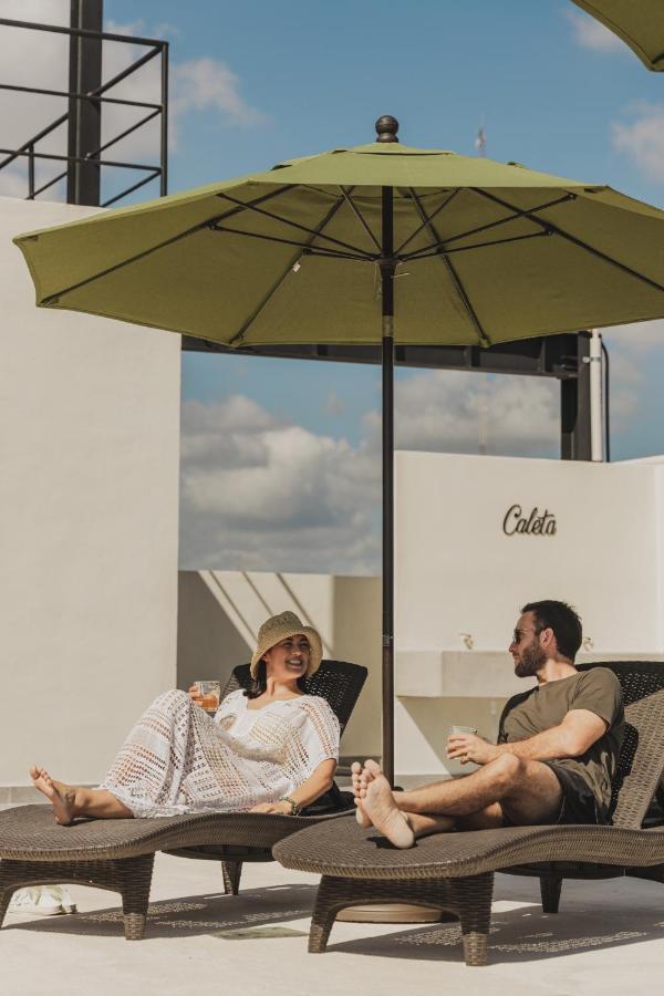 Caleta Hostel Rooftop & Pool Cancun Luaran gambar
