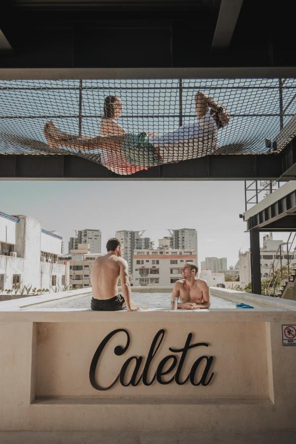 Caleta Hostel Rooftop & Pool Cancun Luaran gambar